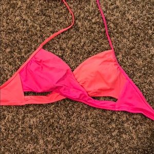 Pink/orange PiNK bathing suit top